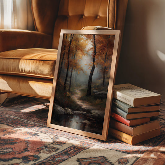 Copper Paths Through Misty Woods