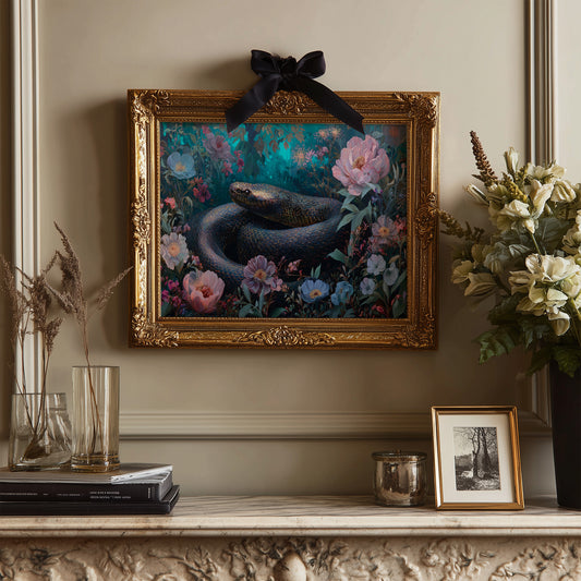 Serpent Among Blooming Gardens