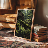 Ancient Ferns Catch Golden Light