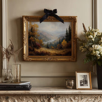 Autumn Valley Between Leather Spines