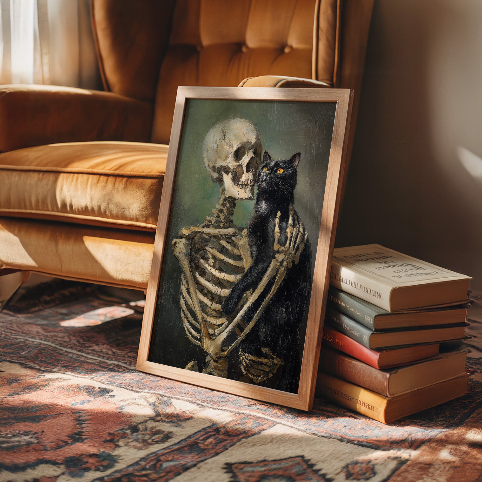 Bone Keeper With Amber Eyes