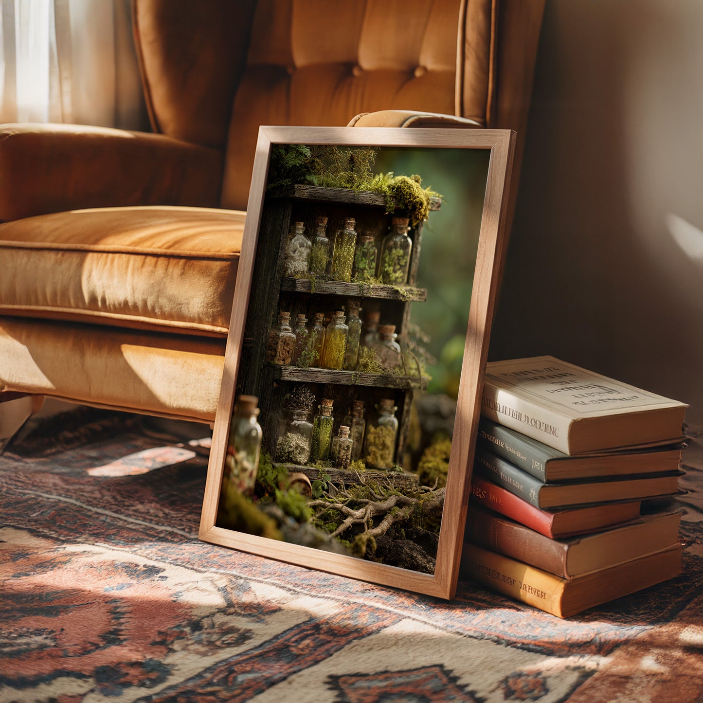 Forest Secrets In Glass Bottles