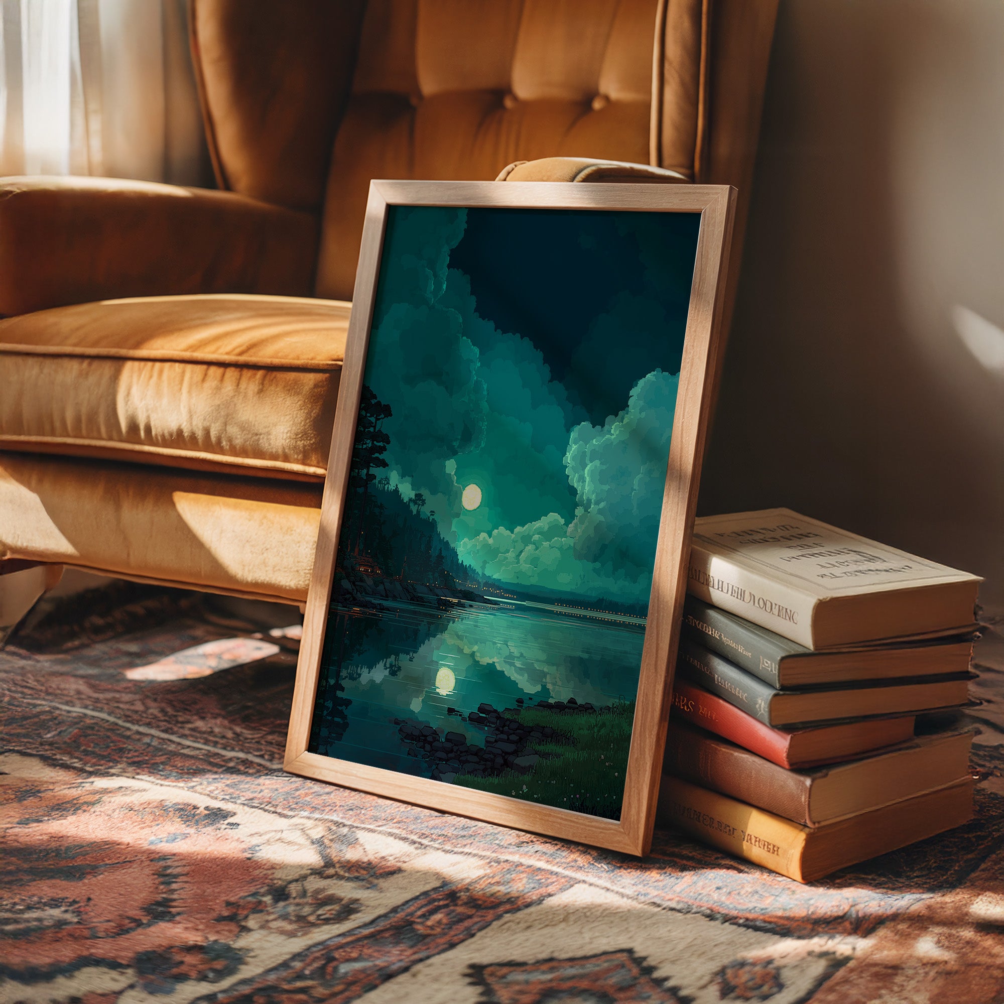 Jade Moons Cast Midnight Reflections