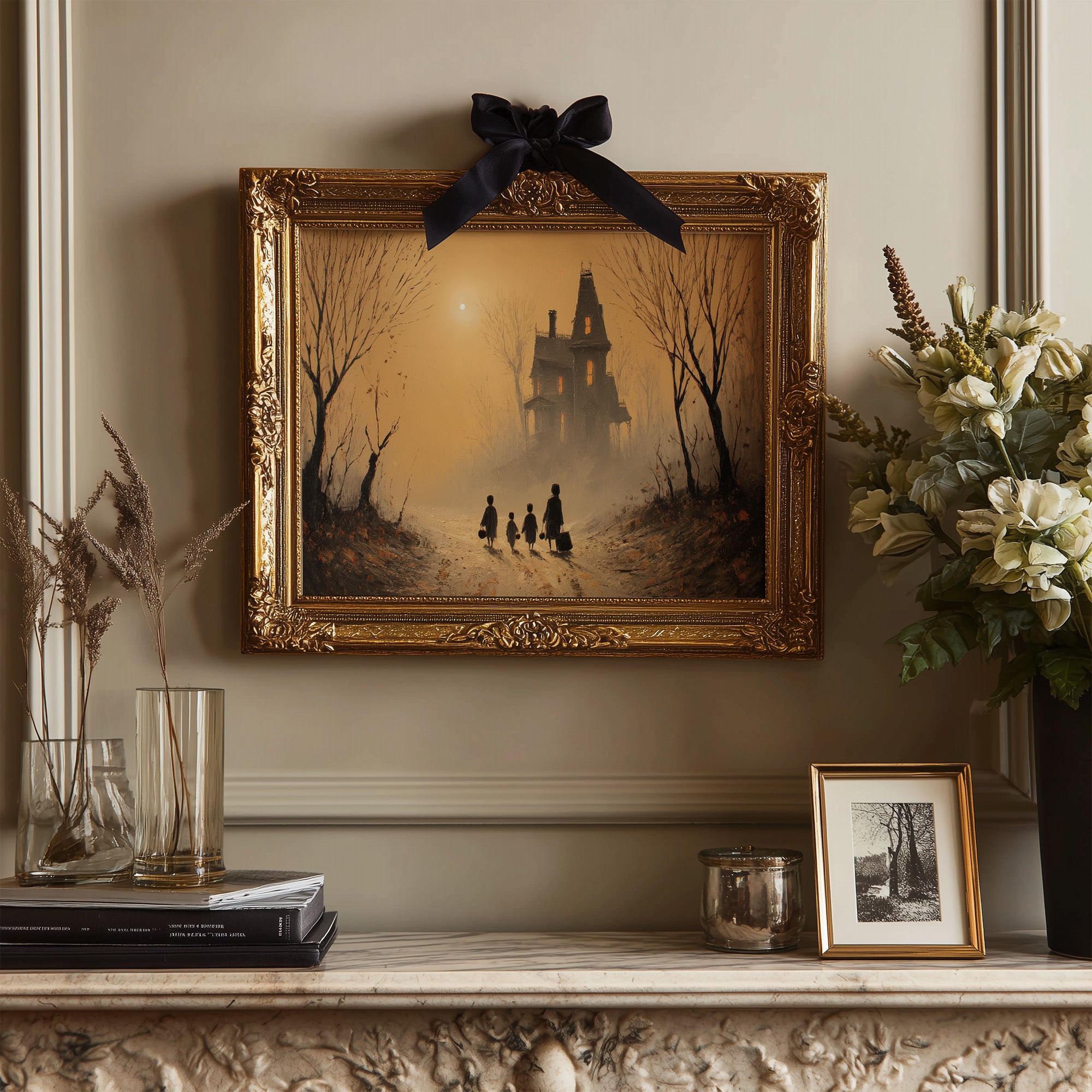 Autumn Path To Mysterious Manor