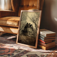 Forgotten Home Among Bare Branches