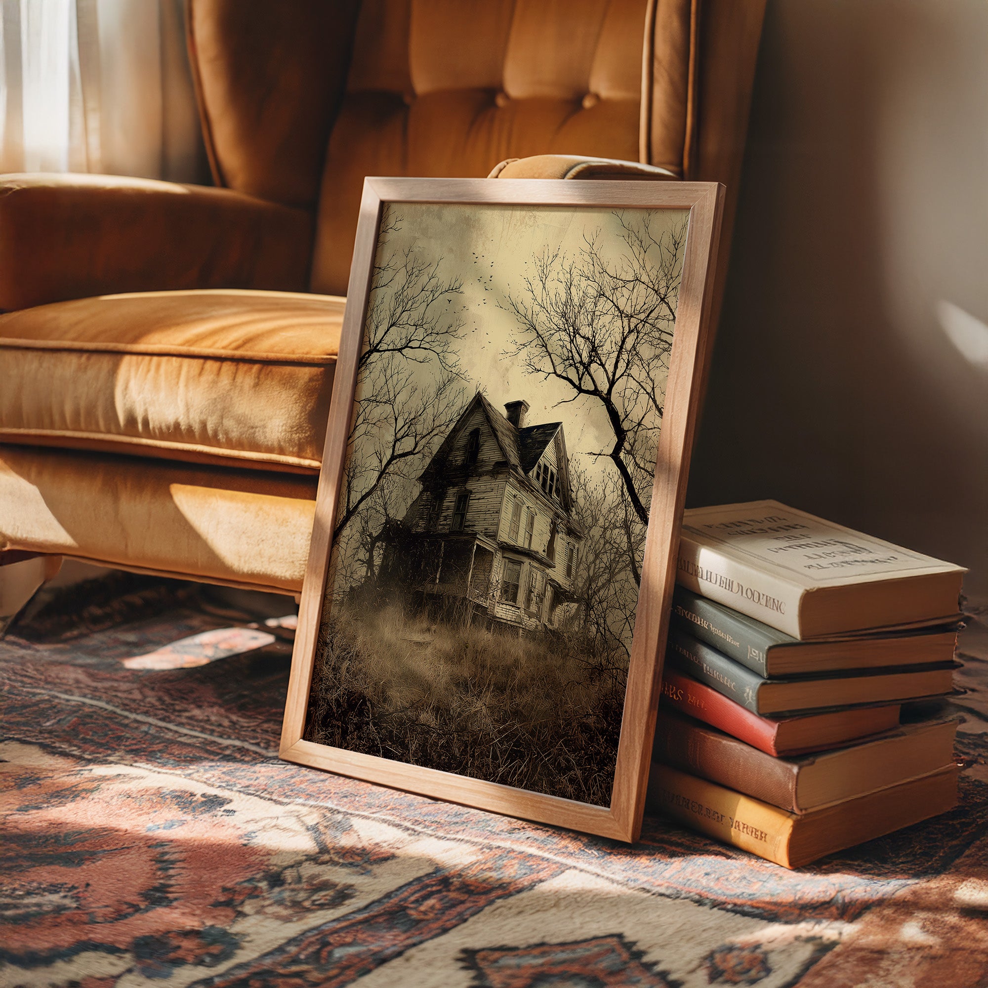 Forgotten Home Among Bare Branches