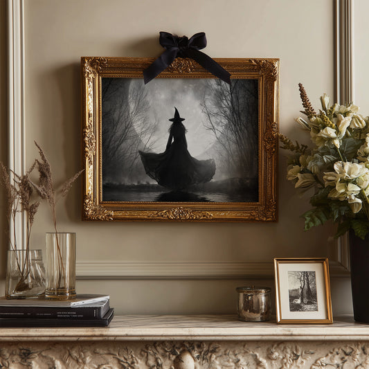 Ancient Spell Under Foggy Branches