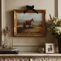 Chestnut Companion Awaits The Rider