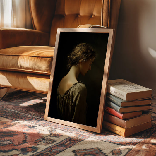 Golden Light On Timeless Portrait