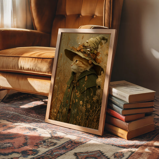 Autumn Sage Wears Fallen Leaves