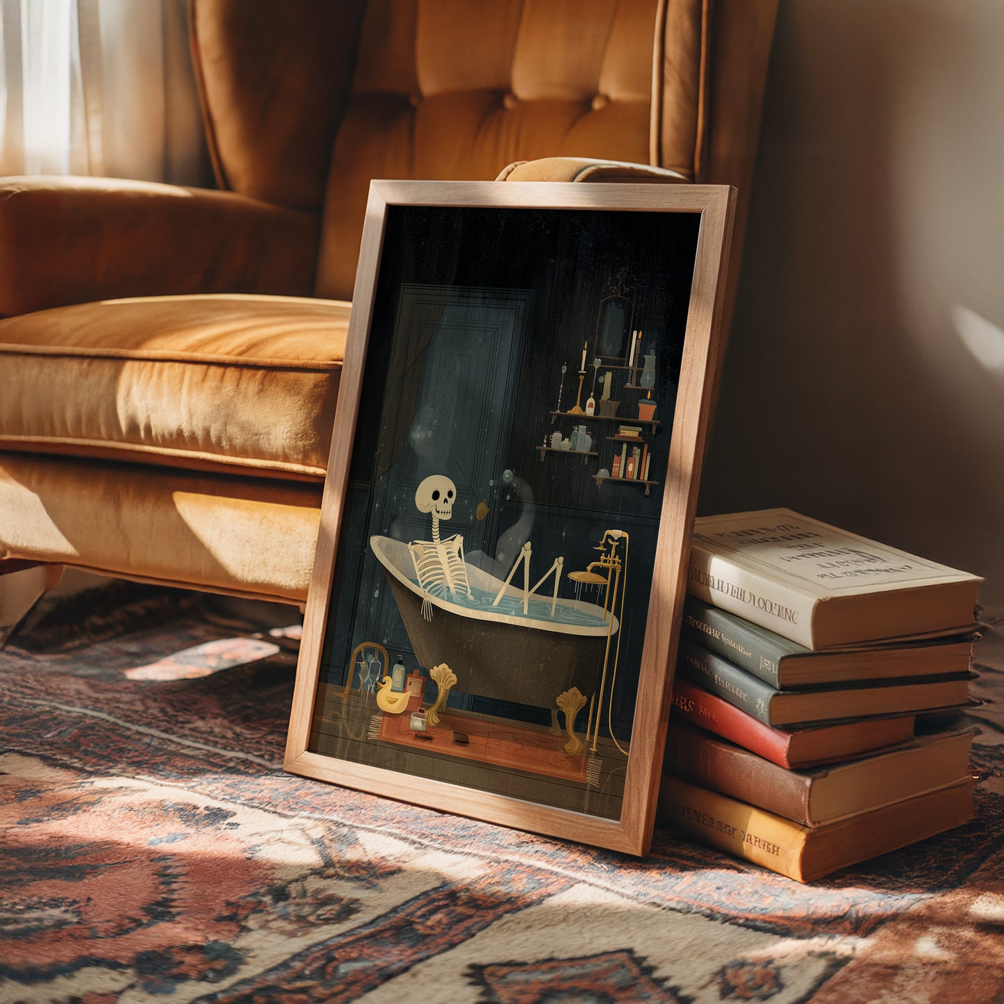 Eternal Bath In Midnight Room