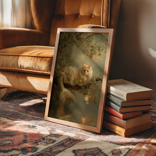 Feline Myths Beneath Autumn Boughs