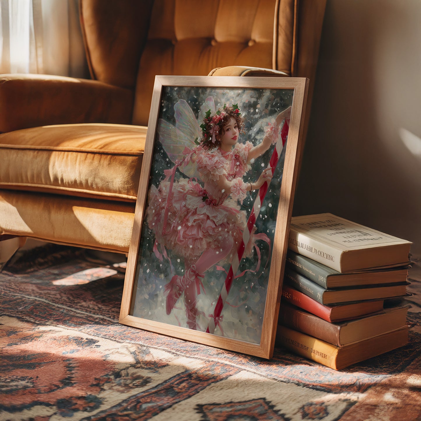 Winter Ribbons Dance Through Snow