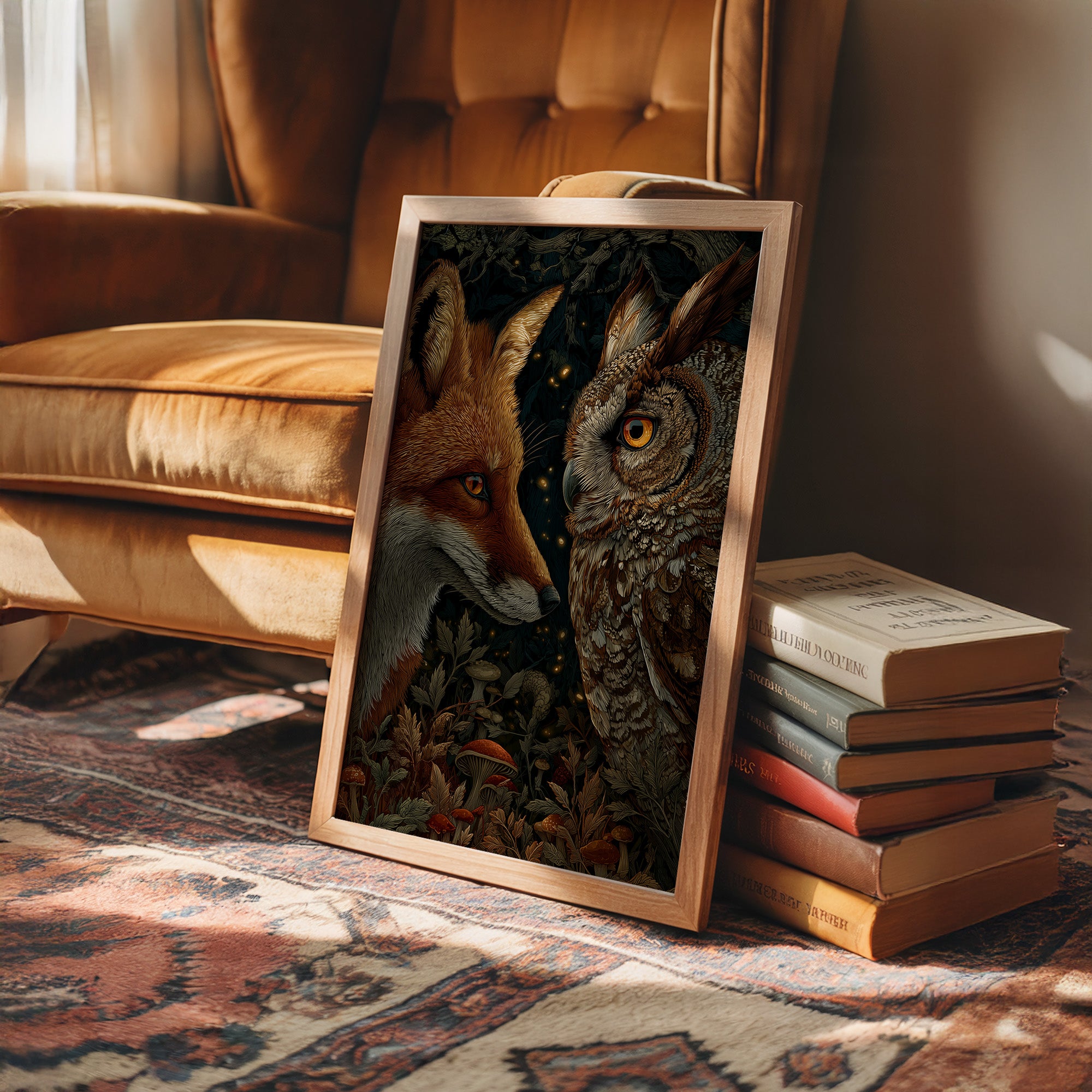 Dusk Meets Night's Golden Gaze