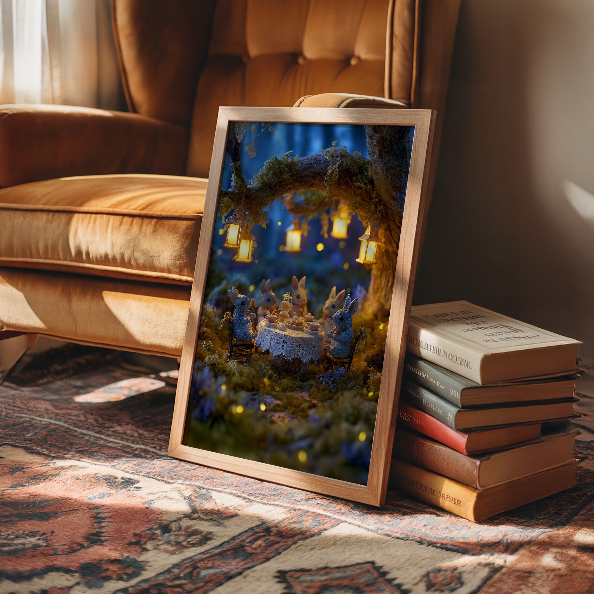 Midnight Tea Among Forest Friends