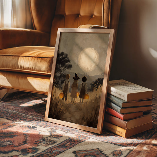 Moonlit Adventure Awaits Three Friends