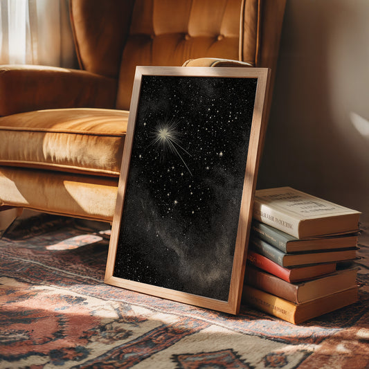 Celestial Beacon Calls Through Night