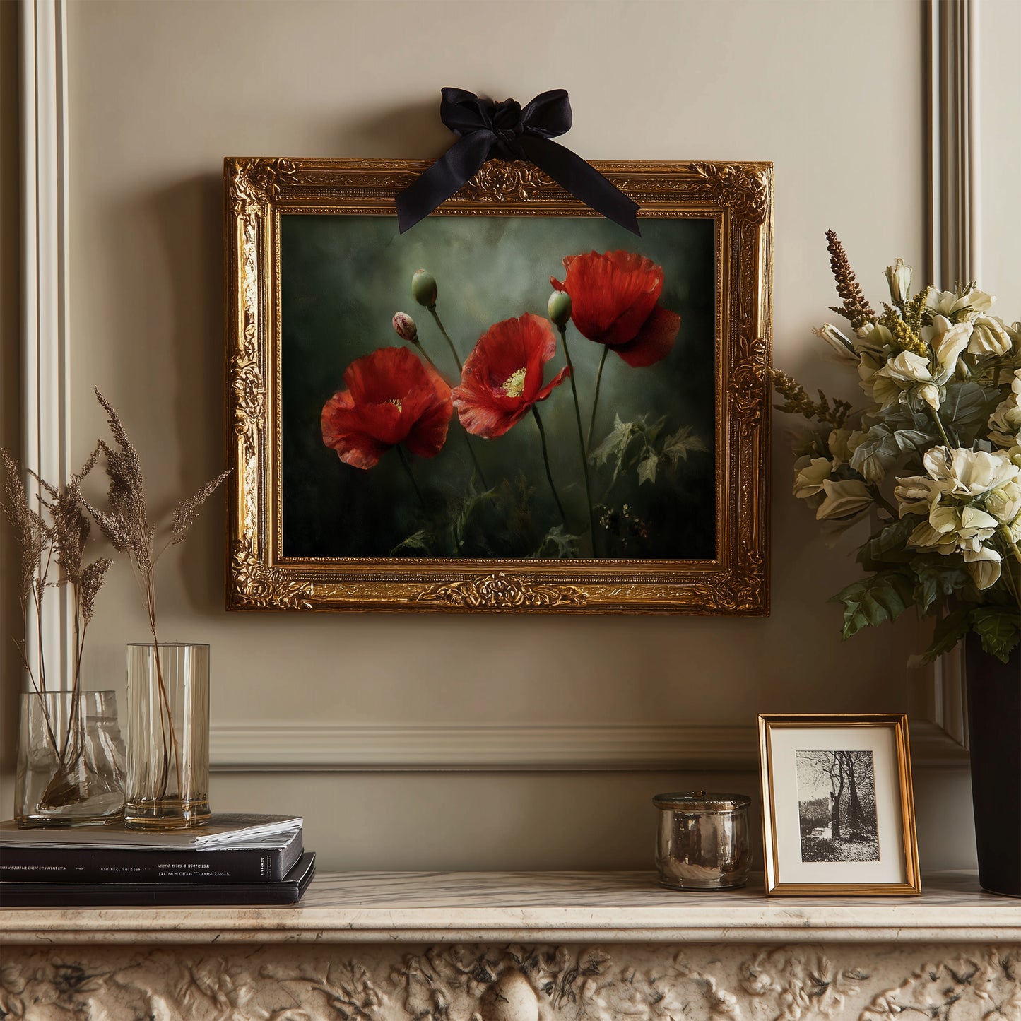 Scarlet Blooms Among Literary Worlds