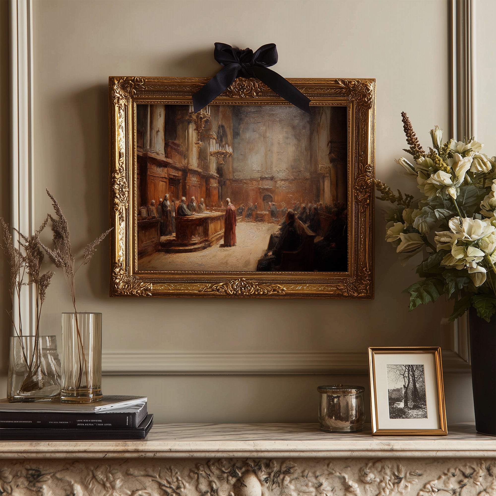 Scholarly Halls Meet Classical Canvas