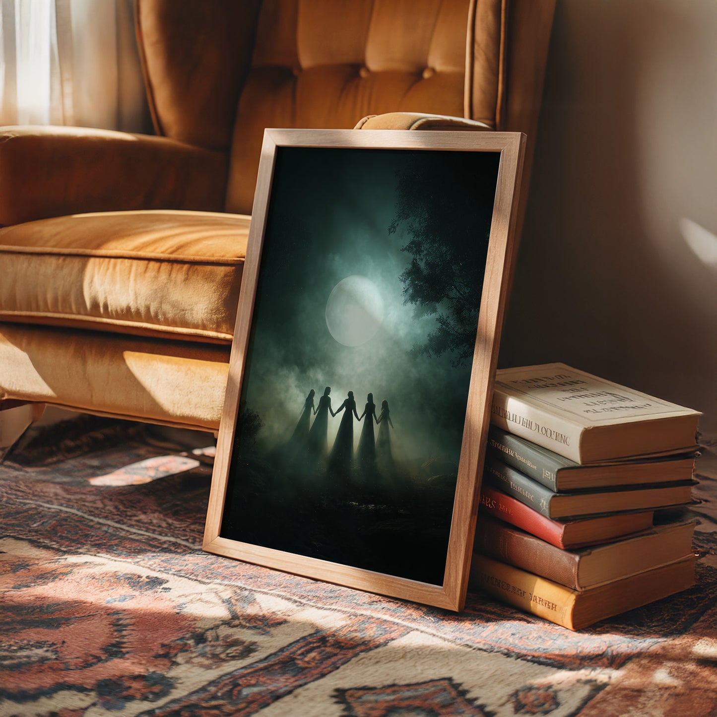 Moonlit Circle Of Ancient Ritual