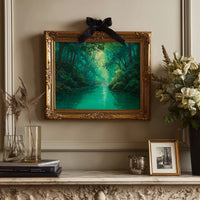 Emerald Path Between Forest Pages