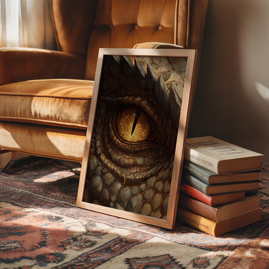 Amber Gaze From Ancient Depths