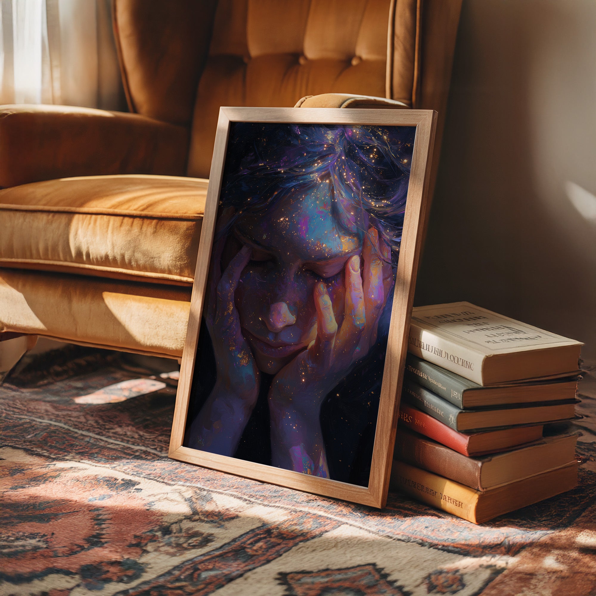 Cosmos Held Between Fingers