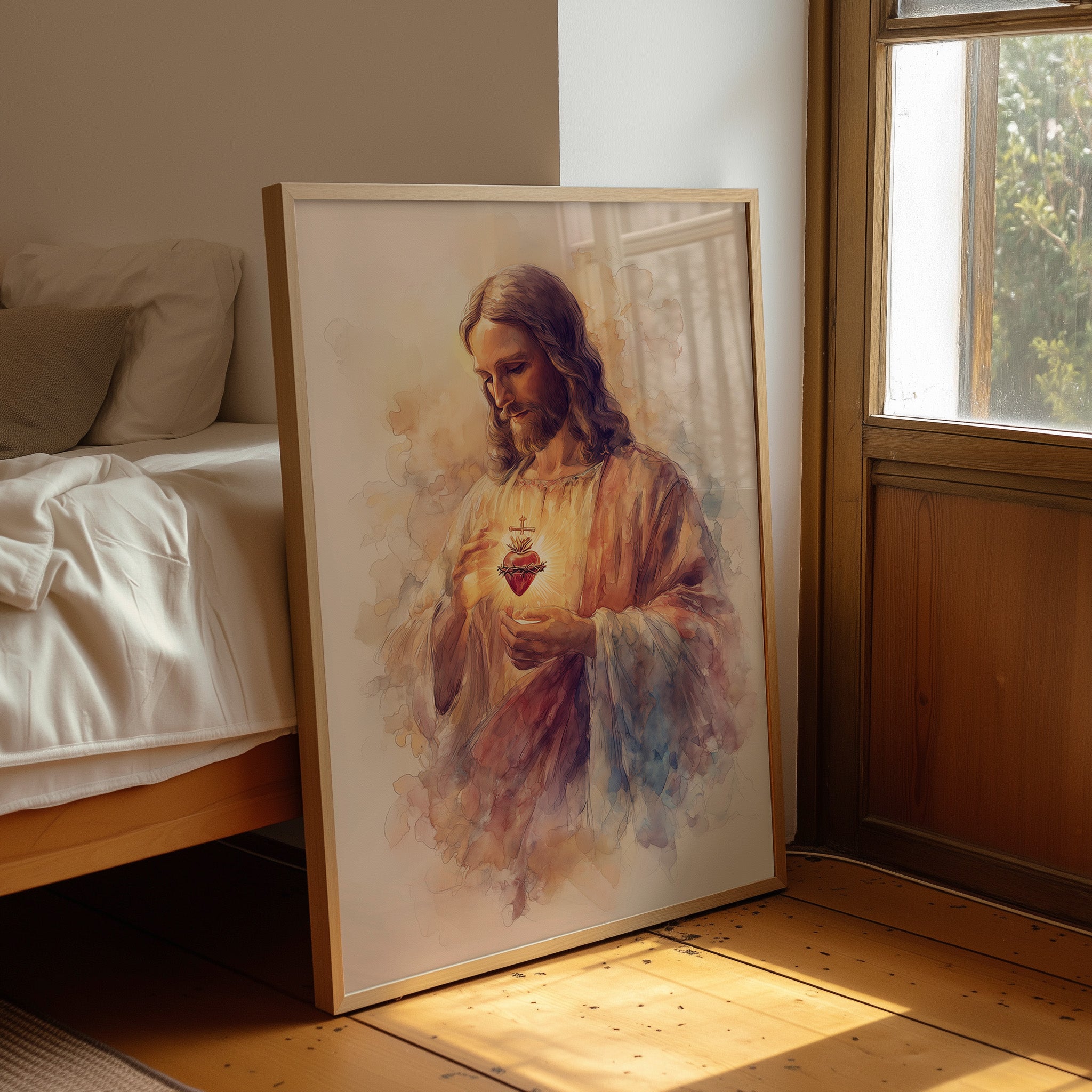 Sacred Heart In Gentle Light