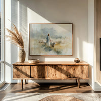 Gentle Shepherd Among Misty Hills