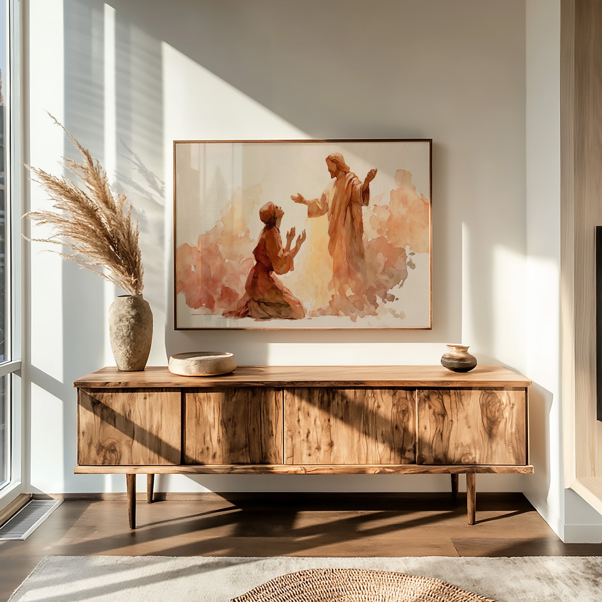 Faith Blooms In Amber Light