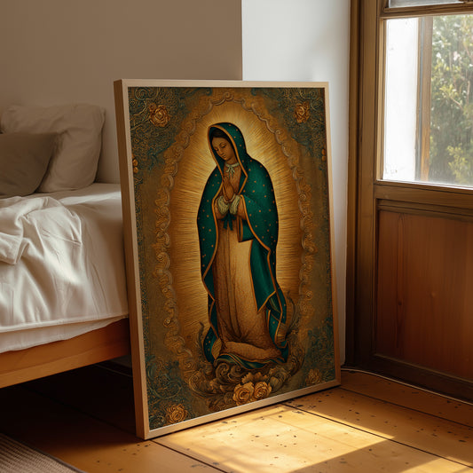 Sacred Light On Wooden Table