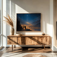 Ancient Journey Under Starlit Skies