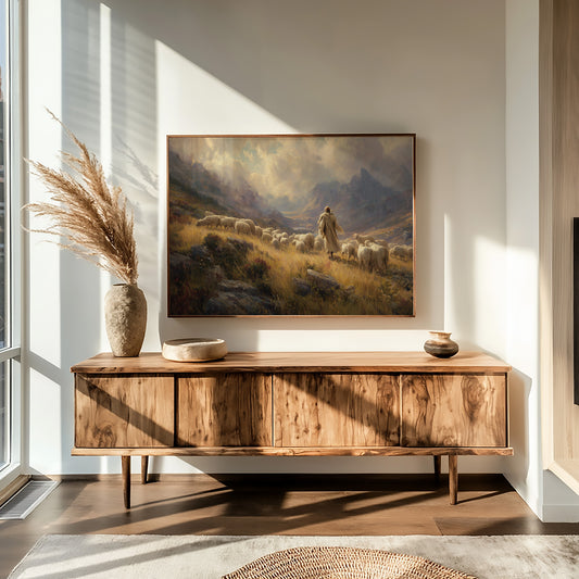 Shepherd's Path Through Mountain Mist