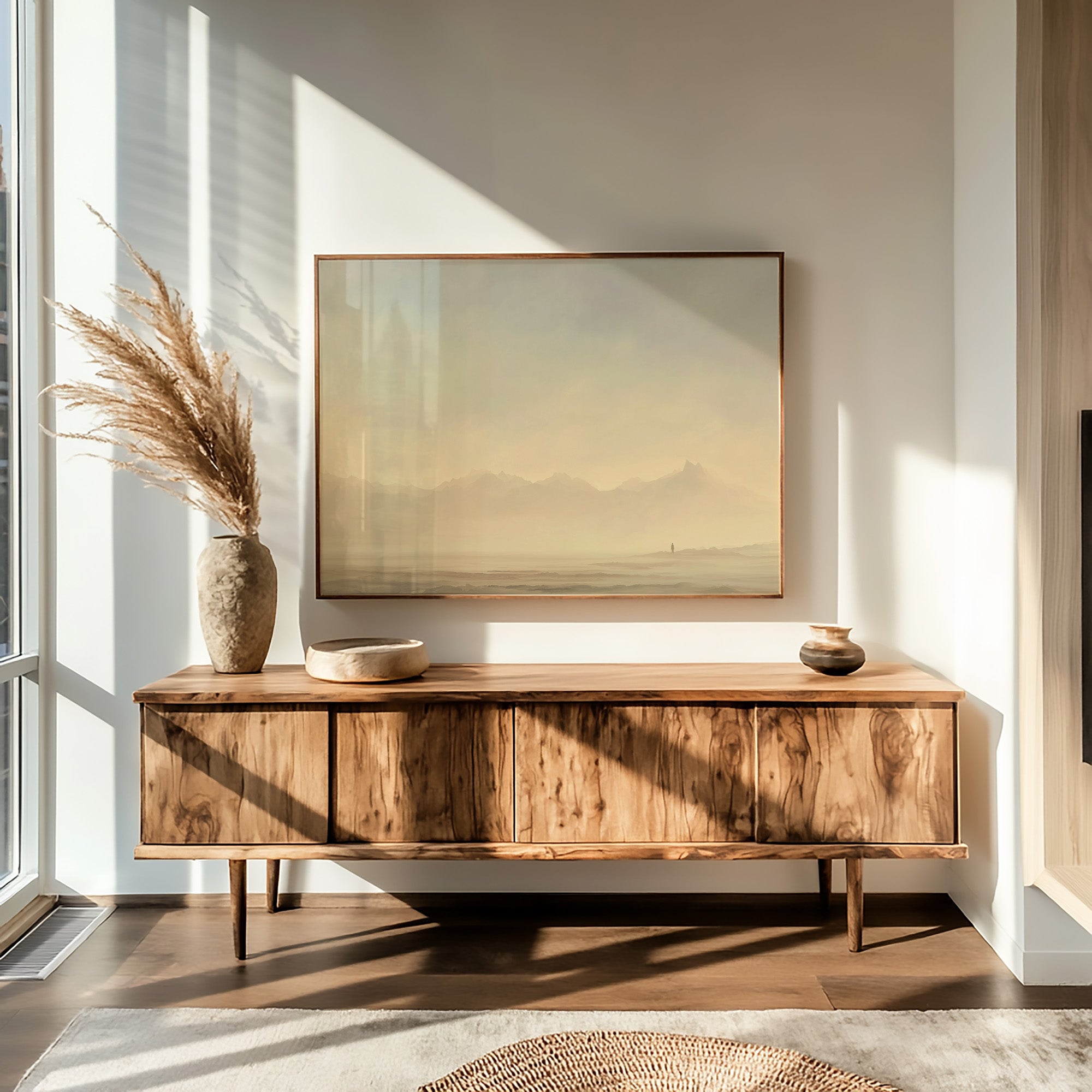 Distance Speaks In Golden Haze