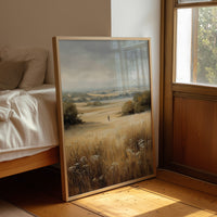 Solitude Calls Across Golden Fields