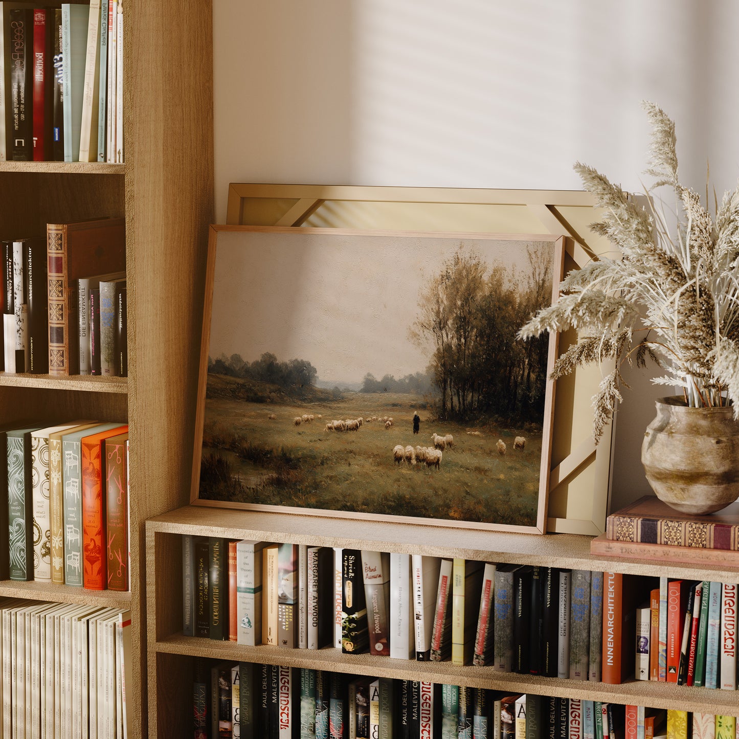 Shepherd's Path Through Autumn Fields