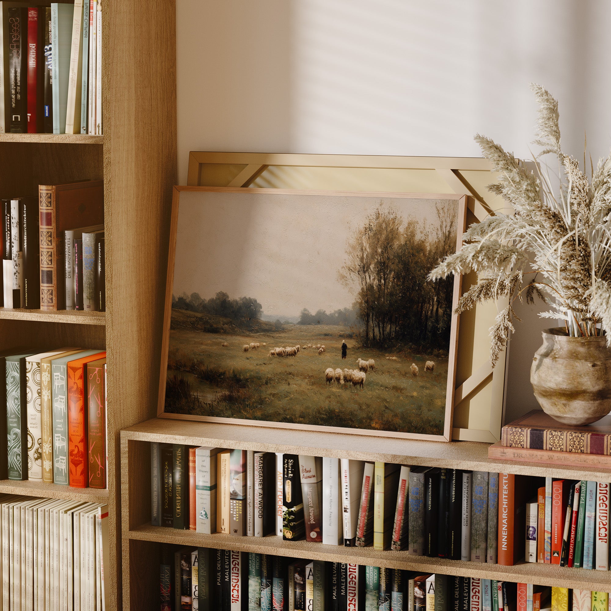 Shepherd's Path Through Autumn Fields