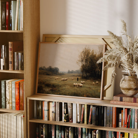 Shepherd's Path Through Autumn Fields