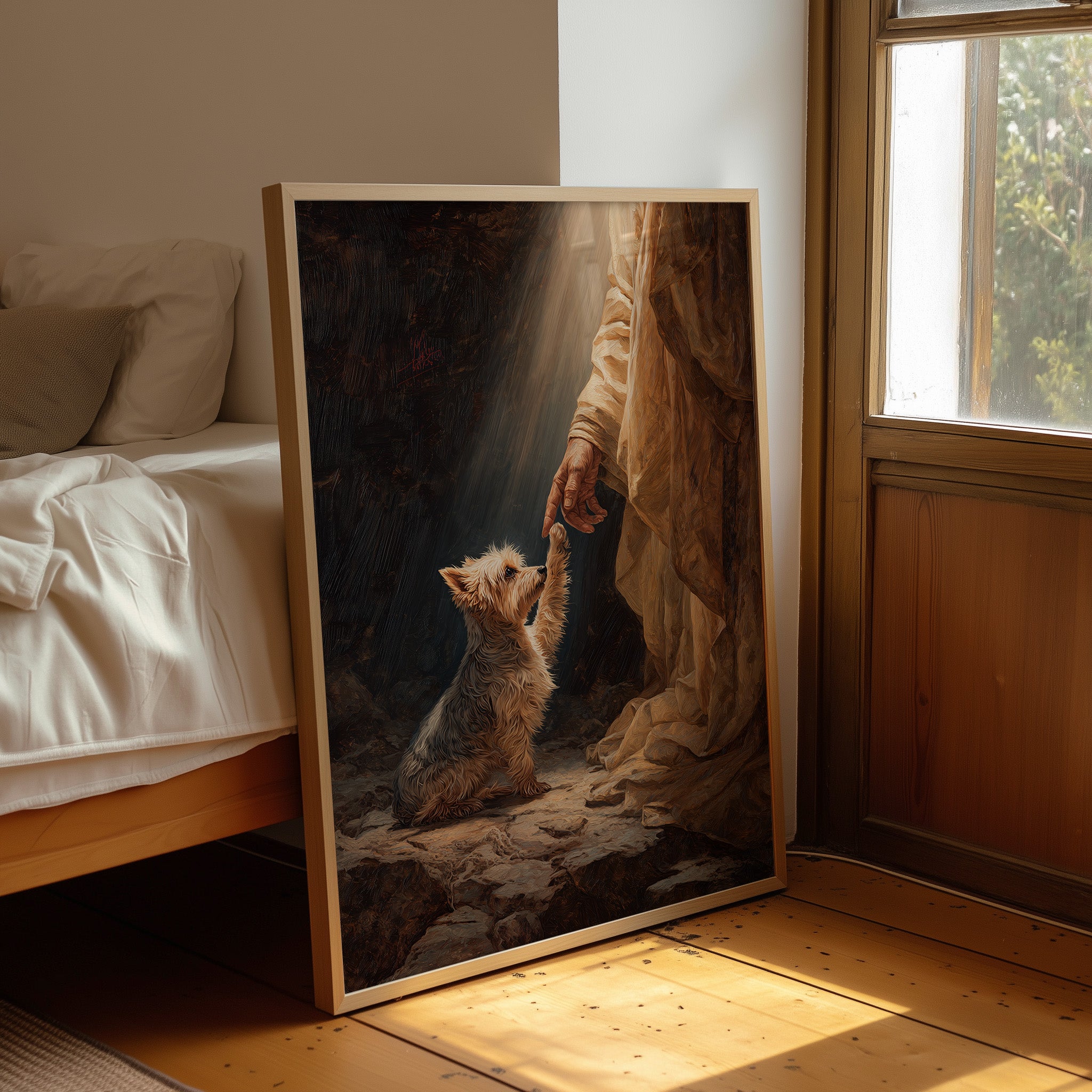 Faithful Companion Reaches For Light