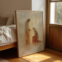 Sacred Moment In Golden Light