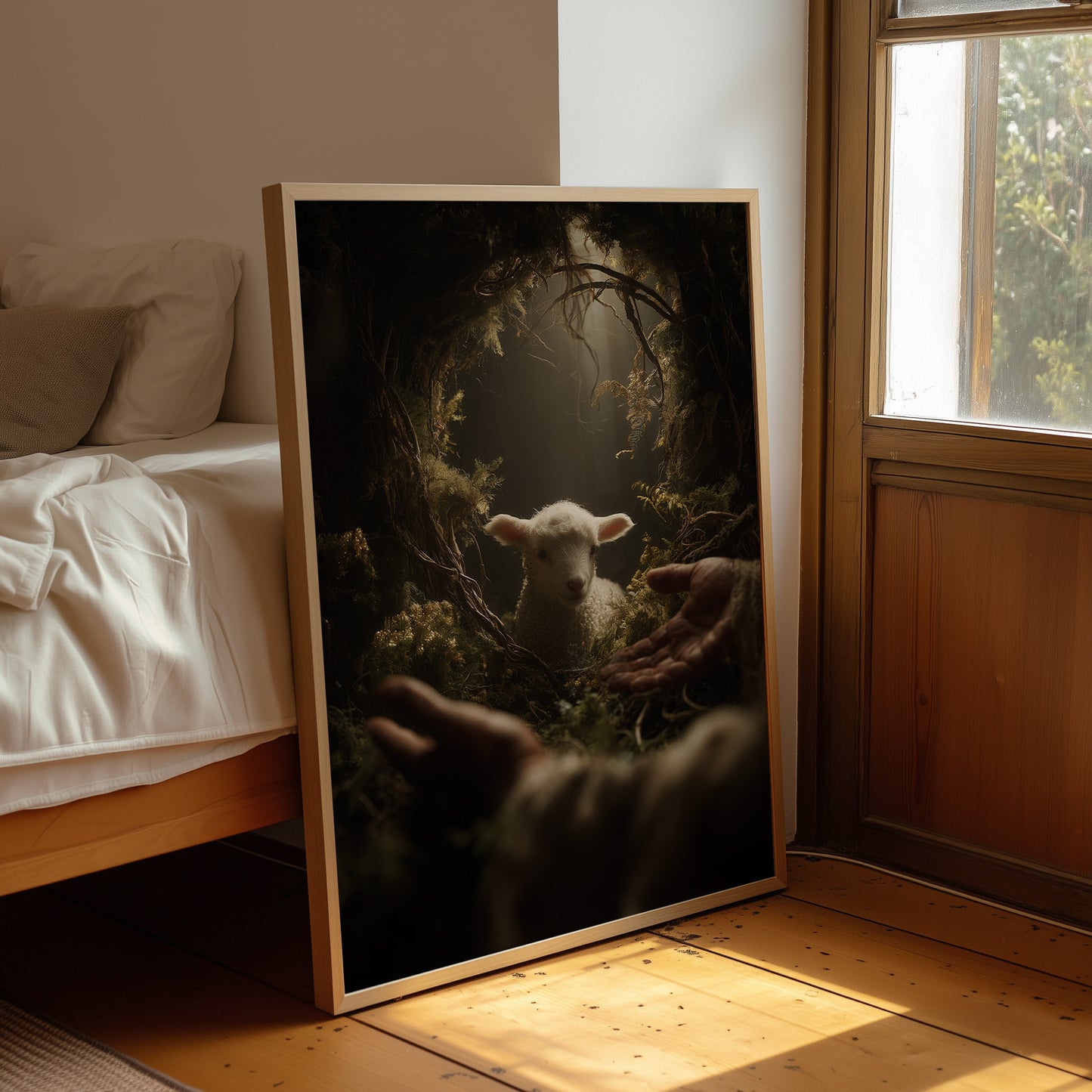 Innocence Nestled In Forest Hollow