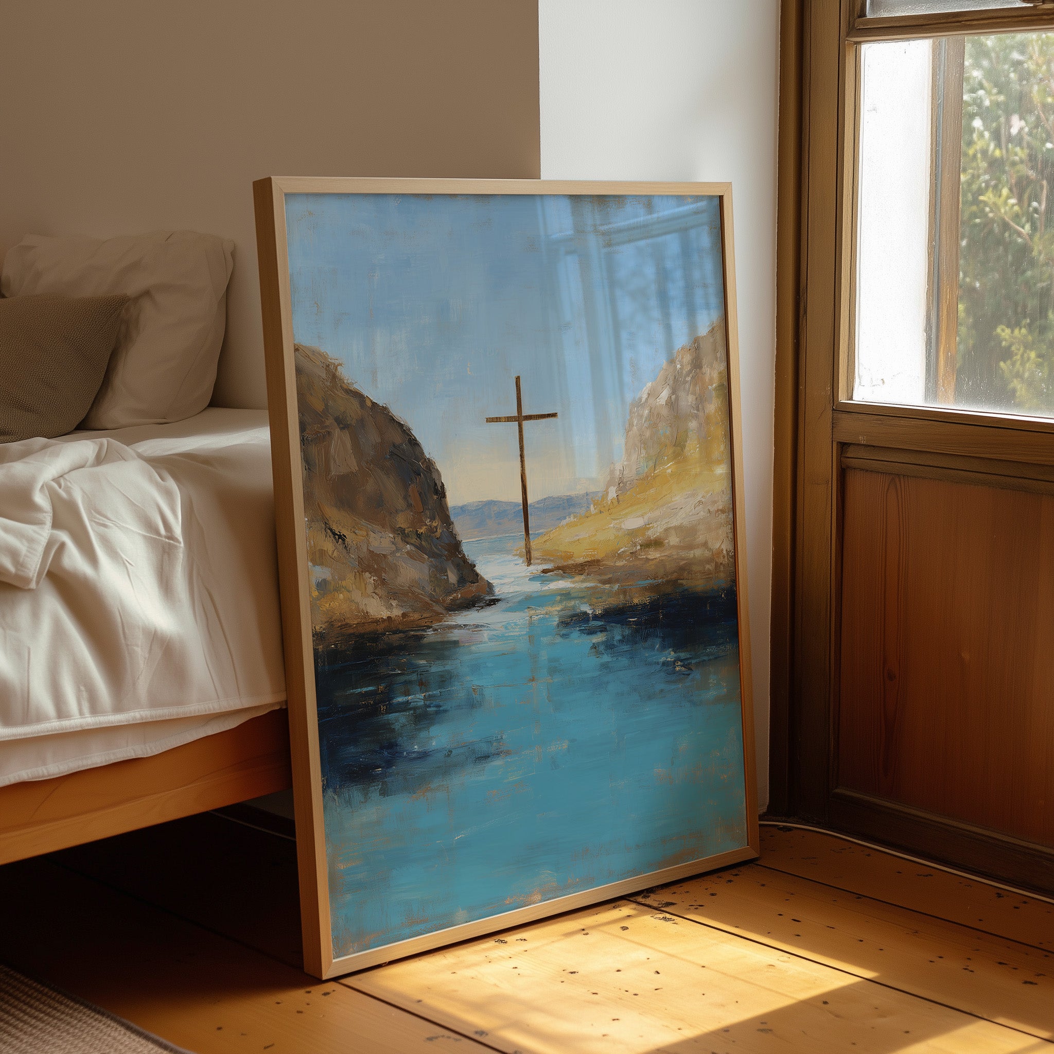 Faith Anchored Between Rocky Shores