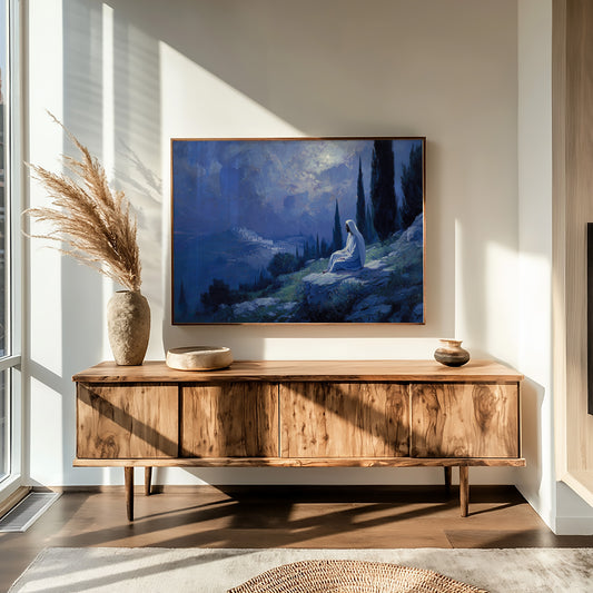 Midnight Prayer On Mountain's Edge