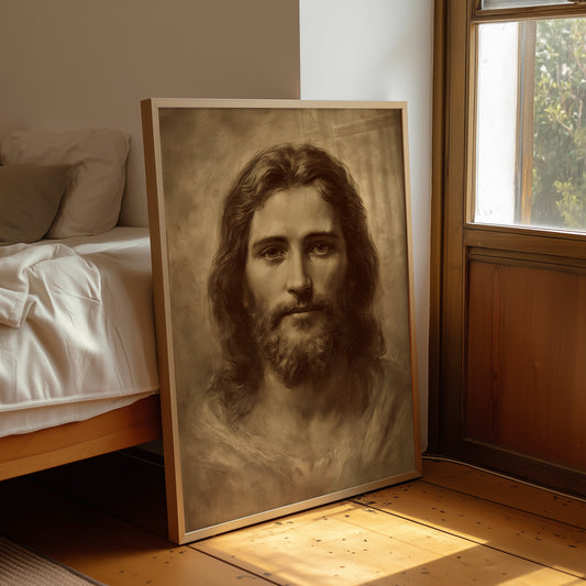 Rustic Table Holds Timeless Portrait