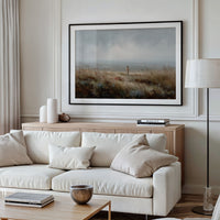 Solitude Calls Across Misty Fields