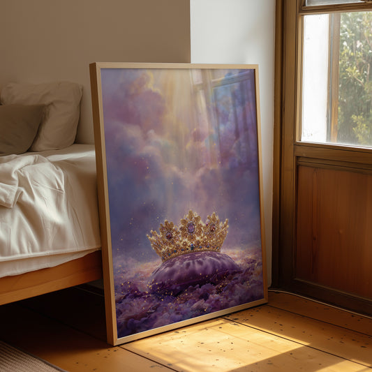 Heavenly Crown Amid Violet Skies