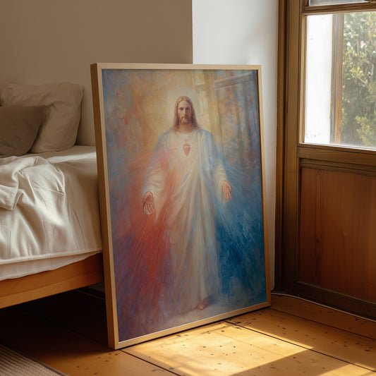 Sacred Light On Wooden Rest