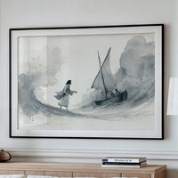 Faith Walks Upon Stormy Waters