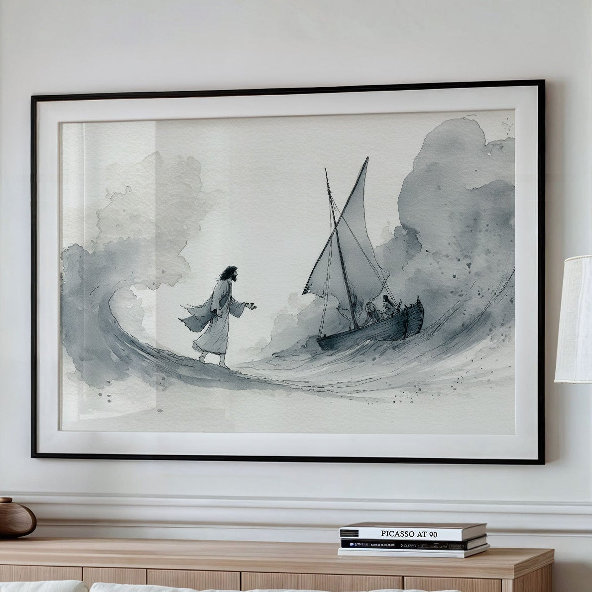 Faith Walks Upon Stormy Waters