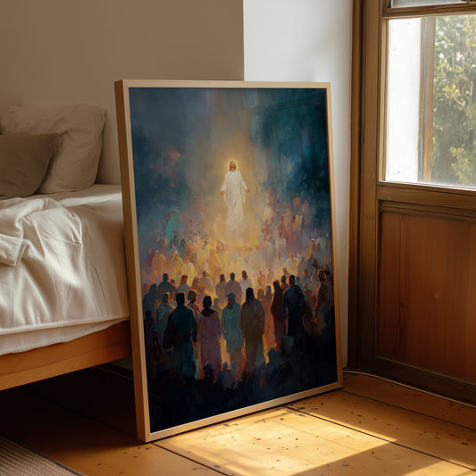 Light Beckons Through Celestial Mist